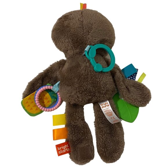 Bright Starts Playful Pals Slingin' Sloth Plush Take Along Activity Sensory Toy - Picture 3 of 4